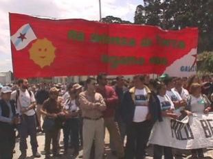 Manifestación contra a incineración de residuos (principios dos 90)