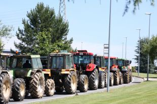 Imaxes da tractorada do pasado 17 de xuño / Fotografía: Xela Rodríguez