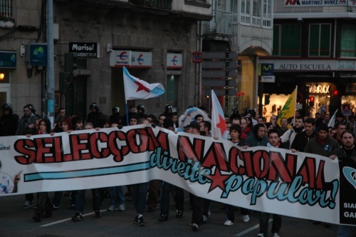 Sen apoio institucional, a Selección Galega xoga en Compostela